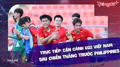 Trực tiếp: Cận cảnh U22 Việt Nam sau khi đánh bại Philippines vào chung kết SEA Games 33
