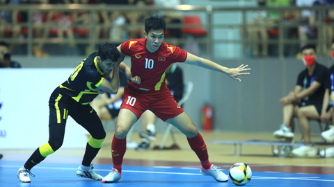 16h00 chiều nay, ĐT futsal Việt Nam đấu Malaysia