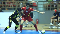 16h00 chiều nay, ĐT futsal Việt Nam đấu Malaysia
