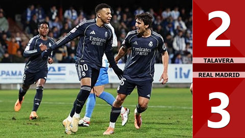 VIDEO bàn thắng Talavera vs Real Madrid: 2-3 (Vòng 1/16 Cúp nhà Vua Tây Ban Nha 2025/26)