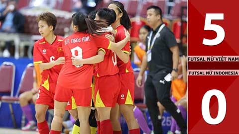 VIDEO bàn thắng Futsal nữ Việt Nam vs Futsal nữ Indonesia: 5-0 (Chung kết SEA Games 33)