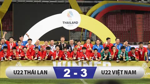 Kết quả U22 Thái Lan 2-3 U22 Việt Nam: Cuộc ngược dòng kì vỹ