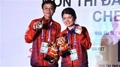 Ấn tượng thể thao Việt Nam: Vợ chồng đại kiện tướng Trường Sơn đăng quang SEA Games 33