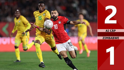 VIDEO bàn thắng Ai Cập vs Zimbabwe: 2-1 (Vòng bảng AFCON 2025)