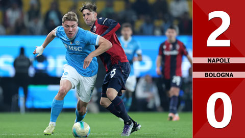 VIDEO bàn thắng Napoli vs Bologna: 2-0 (Chung kết siêu Cúp Italia 2025)