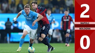 VIDEO bàn thắng Napoli vs Bologna: 2-0 (Chung kết siêu Cúp Italia 2025)