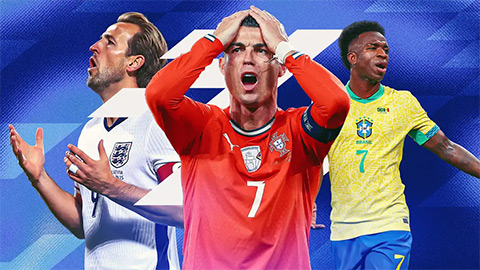 Ronaldo và top 5 ngôi sao 'dễ xịt' tại World Cup 2026