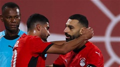 Salah và Marmoush ăn mừng chiến thắng ra quân tại AFCON 2025