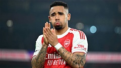 Gabriel Jesus cán mốc đặc biệt trong màu áo Arsenal
