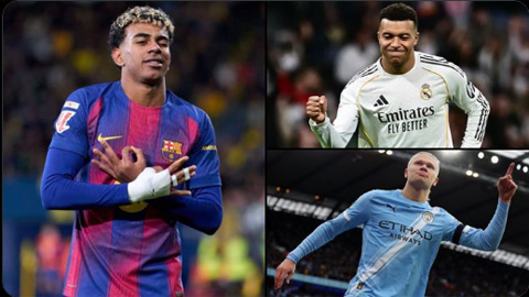 Thành tích ở tuổi 18 của Lamine Yamal 'ăn đứt' Haaland và Mbappe