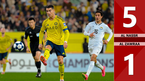 VIDEO bàn thắng Al Nassr vs Al Zawraa: 5-1 (Vòng bảng AFC Champions League Two 2025/26)