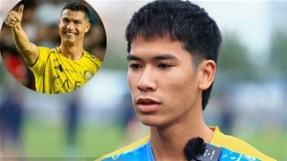 VIDEO Lê Văn Thuận mơ ước một lần được gặp Cristiano Ronaldo tại Saudi Arabia