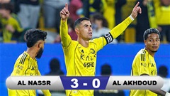 Kết quả Al Nassr 3-0 Al Akhdoud: Al Nassr xây chắc ngôi đầu