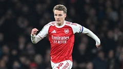 Trực tiếp Arsenal 1-0 Brighton: Odegaard mở tỷ số.