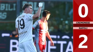 VIDEO bàn thắng Cremonese vs Napoli: 0-2 (Vòng 17 Serie A 2025/26)