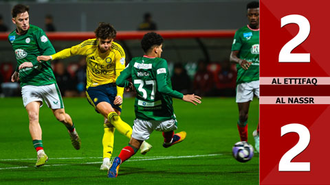 VIDEO bàn thắng Al Ettifaq vs Al Nassr: 2-2 (Vòng 12 Saudi Pro League 2025/26)