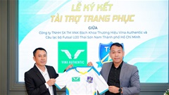 Đội trẻ Thái Sơn Nam chính thức có nhà tài trợ trang phục thi đấu