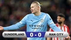 Kết quả Sunderland 0-0 Man City: Man xanh mang niềm vui đến cho Arsenal