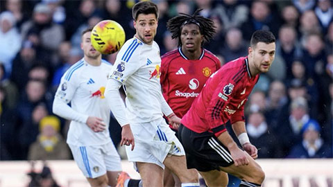 Tường thuật Leeds 1-1 MU