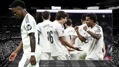 Vinicius lạc lõng trong 'đại tiệc 5 sao' của Real Madrid