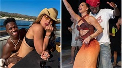 Vinicius Jr bị ‘ném đá’ vì mải mê quắp lấy nữ MC bốc lửa