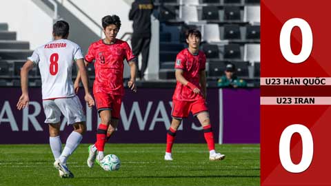 VIDEO bàn thắng U23 Hàn Quốc vs U23 Iran: 0-0 (VCK U23 châu Á 2026)