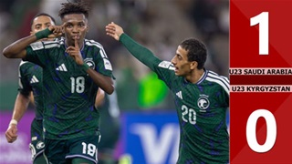 VIDEO bàn thắng U23 Saudi Arabia vs U23 Kyrgyzstan: 1-0 (VCK U23 châu Á 2026)
