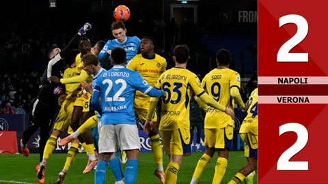 VIDEO bàn thắng Napoli vs Verona: 2-2 (Vòng 19 Serie A 2025/26)