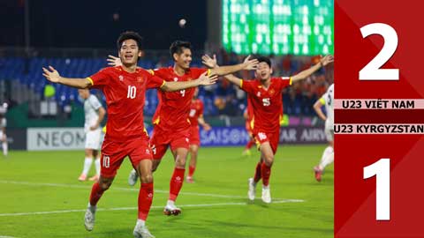 VIDEO bàn thắng U23 Việt Nam vs U23 Kyrgyzstan: 2-1 (VCK U23 châu Á 2026)
