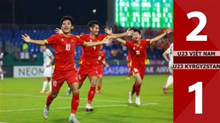 VIDEO bàn thắng U23 Việt Nam vs U23 Kyrgyzstan: 2-1 (VCK U23 châu Á 2026)