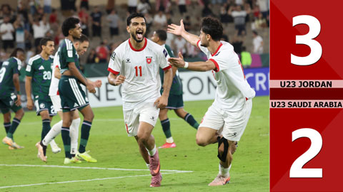 VIDEO bàn thắng U23 Jordan vs U23 Saudi Arabia: 3-2 (VCK U23 châu Á 2026)