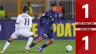 VIDEO bàn thắng U23 Thái Lan vs U23 Iraq: 1-1 (VCK U23 châu Á 2026)