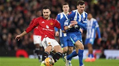 Trực tiếp MU 0-0 Brighton: Bruno Fernandes sút phạt hiểm hóc