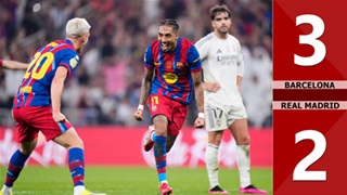 VIDEO bàn thắng Barcelona vs Real Madrid: 3-2 (Chung kết siêu Cup TBN 2025/26)