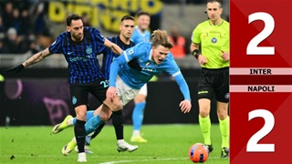 VIDEO bàn thắng Inter vs Napoli: 2-2 (Vòng 20 Serie A 2025/26)