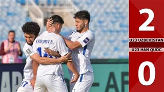 VIDEO bàn thắng U23 Uzbekistan vs U23 Hàn Quốc: 2-0 (VCK U23 châu Á 2026)