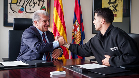 Barca chiêu mộ thành công Cancelo