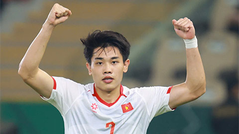Đình Bắc hay nhất trận U23 Việt Nam thắng U23 Saudi Arabia