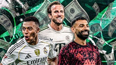 Top 5 cầu thủ lĩnh lương cao nhất châu Âu: Mbappe đứng số 1