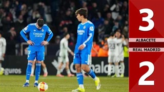 VIDEO bàn thắng Albacete vs Real Madrid: 3-2 (Vòng 1/8 Cúp Nhà vua Tây Ban Nha 2025/26)