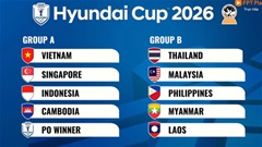 ĐT Việt Nam nằm cùng bảng đấu với 'địch thủ' Indonesia tại AFF Cup 2026