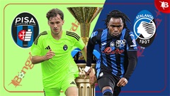 Nhận định bóng đá Pisa vs Atalanta, 02h45 ngày 17/1: Chìm sâu ở đáy vực