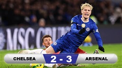 Kết quả Chelsea 2-3 Arsenal: Pháo thủ vượt khó ở Stamford Bridge