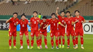 Đình Bắc kiến tạo cho Lê Phát đệm bóng vào lưới U23 UAE: (Trực tiếp: U23 Việt Nam 1-0 U23 UAE)