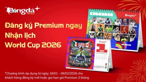 Đăng ký Premium – Nhận ngay Lịch để bàn World Cup 2026: Dấu ấn thời gian dành cho người yêu bóng đá