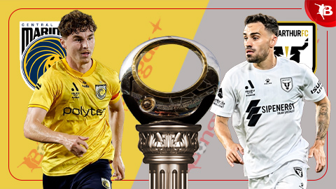  14h00 ngày 17/1: Central Coast Mariners vs Macarthur FC