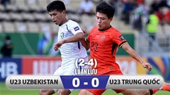 Kết quả U23 Uzbekistan 0-0 U23 Trung Quốc (Pen 2-4):  Trung Quốc gặp Việt Nam ở bán kết