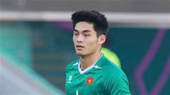 Thủ môn Trung Kiên buồn bã dù U23 Việt Nam thắng tứ kết U23 châu Á
