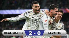 Kết quả Real Madrid 2-0 Levante: Los Blancos thắng trận đầu dưới thời tướng mới