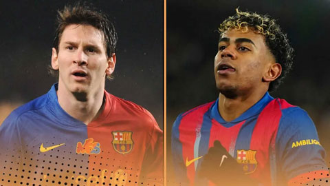 Lamine Yamal chạm cột mốc đặc biệt cùng Barca, nhưng vẫn kém Messi